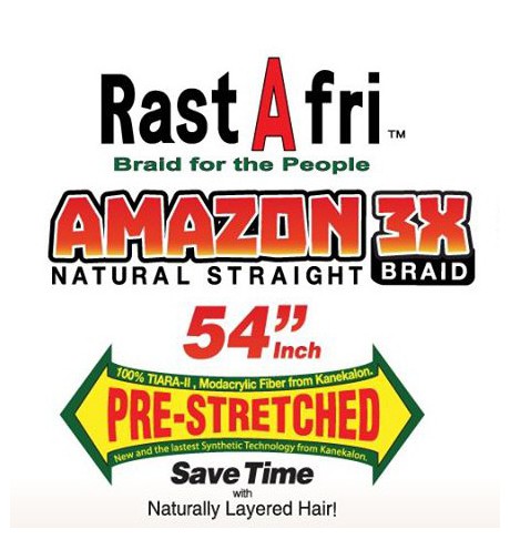 Plantynowy Blond "AMAZON 3x Braid Pre Stretched" - Włosy Syntetyczne RastAfri
